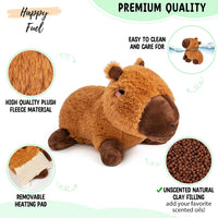 Bunny Microwavable & Weighted Stuffed Animals - Capybara - image 2