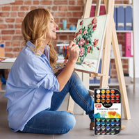AROIC Watercolor Paint Set - 48 Watercolors + 2 Brushes - image 4