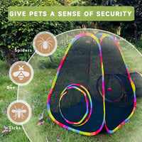Outdoor Cat Enclosures, Cat Tunnels Catio Tents Cubes for Indoor Cats with Play Ball, Collapsible - image 2