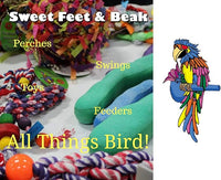 Comfort Grip Safety Perch for Bird Cages - Pedicure Perch for Birds to Keep Nails and Beaks in Top Condition - Safe Easy to Install Bird Cage Accessories - X-Small 4.5"
