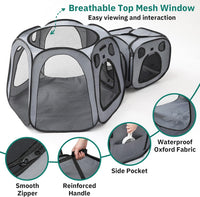 Cat Playpen with Separate Litter Box Area - image 4