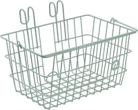 Retrospec Apollo-Lite Lift-Off Bike Basket - Detachable Steel Handlebar Basket with Carrying Handle for Commuting, Shopping & Beach Trips - 14.5in x 9.5in Weather-Resistant Biking Gear