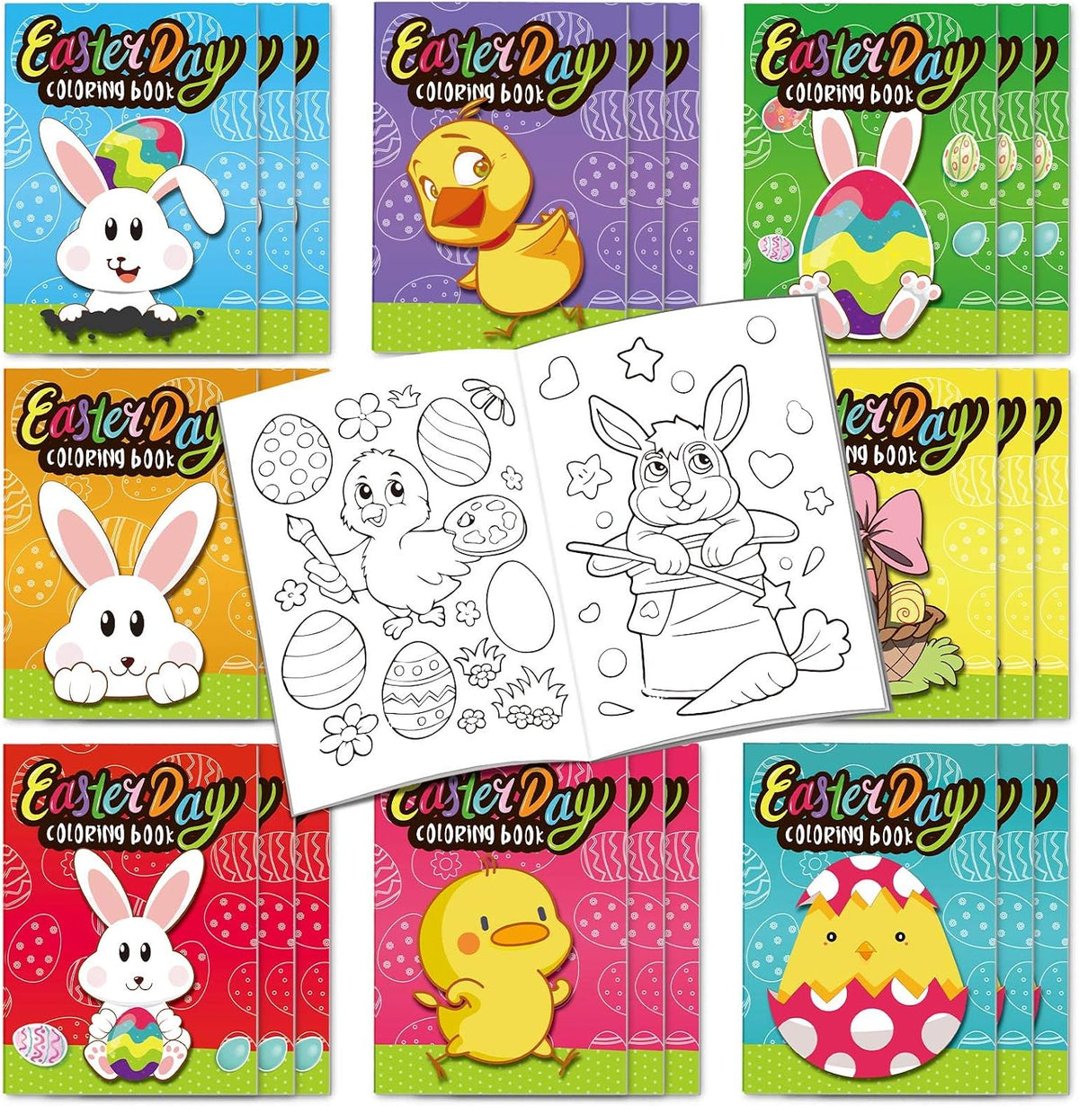Omgouue 36 pack Halloween coloring books for kids with ghosts and pumpkins - view 3