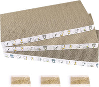PatiencET Cat Scratch Pad with Box - Flat - 3 Pack