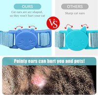12 PCS Breakaway Cat Collars with Bell Colorful Soft Safety Buckle - image 2