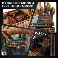 CubicFun Titanic 3D Model Ship Puzzle with LED Lights - Ship of San Felipe - image 4