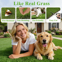 HEBE Fake Grass Turf Rug 20''x30'' - 28''x39'' - image 4