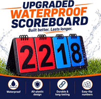 Jenaai blue kickball set with 10 inch ball, rubber bases, cones, scoreboard and pump - view 25
