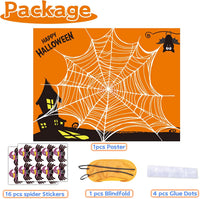 Halloween Games for Kids Pin The Spider on The Web Halloween Party - image 3