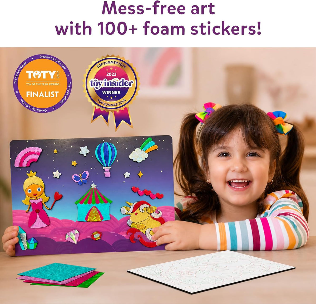 Skillmatics Foil Fun Unicorn & Princesses, Foil Art & Craft - 3. Unicorns & Princesses - image 3