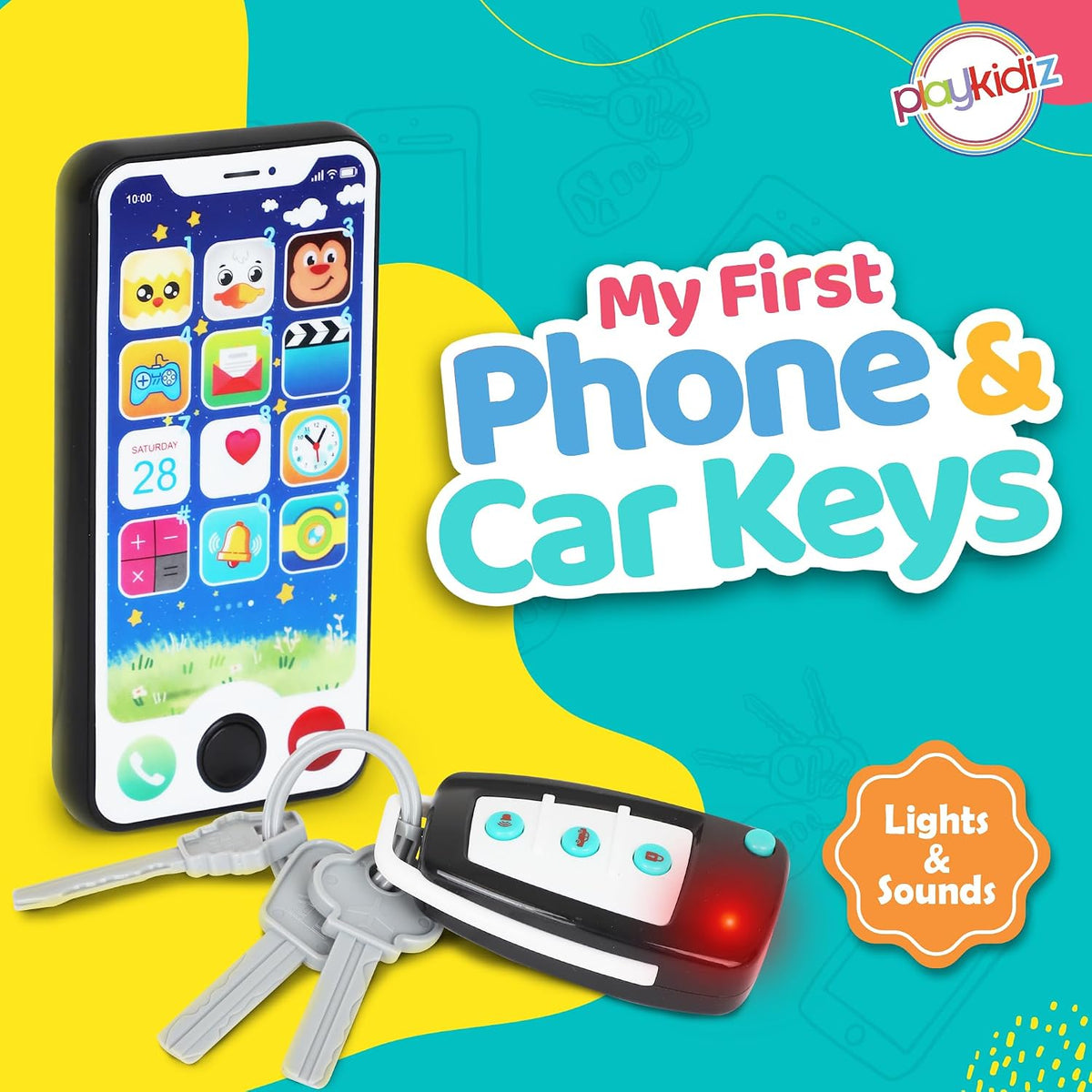Toy Car Keys, Real Looking Play Toddler Remote Car Key - Phone & Keys - image 2