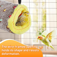 Medium Winter Warm Bird Nest House with Support Board for Cage – Essentials for Birds - Small - image 3