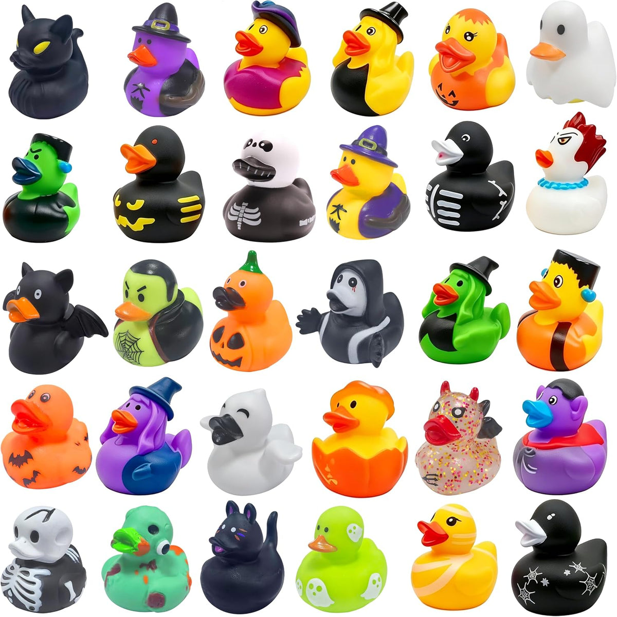 36 Pcs Halloween Rubber Ducks - Halloween