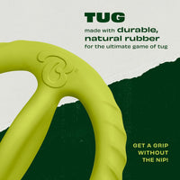 Benebone Natural Rubber Tug Interactive Dog Toy – Essentials for Dogs - Flat Tug / One Size - image 3