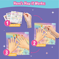 BSCOOL Nail Art Book for kids Stickers and Design Guides. - 2 PCS - Nails and Make Up - image 4