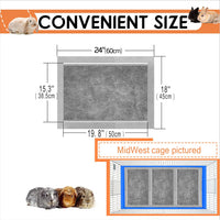 Disposable Guinea Pig Bedding, Cage Liners - 18" x 24" / 50 count - image 4