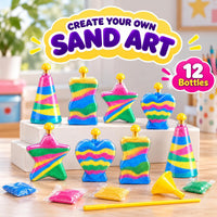 Sand Art Kits for Kids, Colored Sand Bottle Crafts & Party Favors – Fun for Kids & Family - 24 Pack - image 3