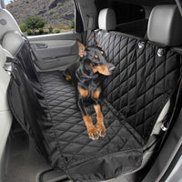 4Knines Heavy-Duty Rear Seat Cover for Dogs - Extra Large / Black