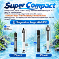 AquaMiracle Aquarium Heater 15W Fish Tank Heater for 1-3 Gallon Tanks – Essentials for Fish - For 20-40 Gal Tank - image 2