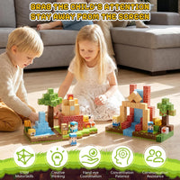 200PCS Magnetic Building Blocks Set - Forest 100PCS 0.98 in Size - image 2