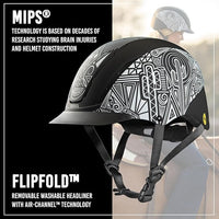 Troxel Spirit MIPS Technology Full Coverage Horse Riding Helmet, Horseback Riding Gear for Equestrians, Medium (7-7-3/8), Desert Shadows