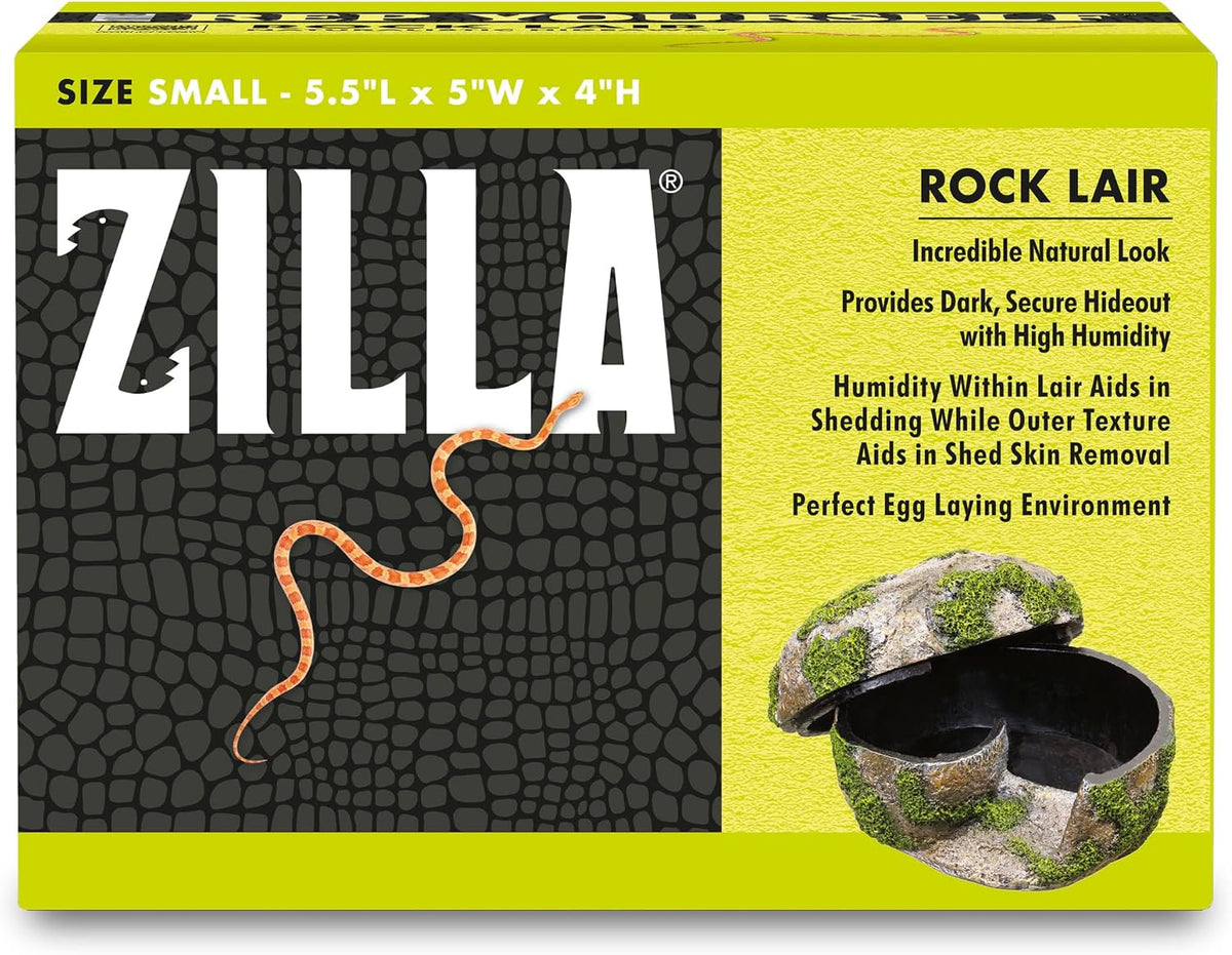 Zilla Rock Lair Naturalistic Hide for Snakes and Lizards - Small