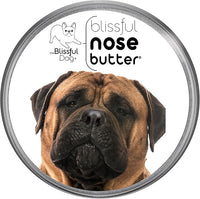 The Blissful Dog Bullmastiff Nose Butter for Dry, Cracked Skin, Lick-Safe Dog Nose Balm with Moisturizing Shea Butter, Almond, Olive, and Essential Oils, Pet Supplies, Uncented, 8 oz.