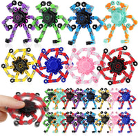 12PCS Transformable Fidget Spinners for Kids Adults - 24