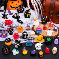 44Pcs Halloween Mini Ghost Figurines 44 Styles Luminous Resin - 54pcs-halloween Figures - image 2
