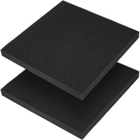 Aquarium Filter Sponge Pad, Filter Media Foam Sponges, Filter Accessories for Fish Tanks and Ponds (18.5"x18.5"x1.6", 50PPI, 2 Pack)