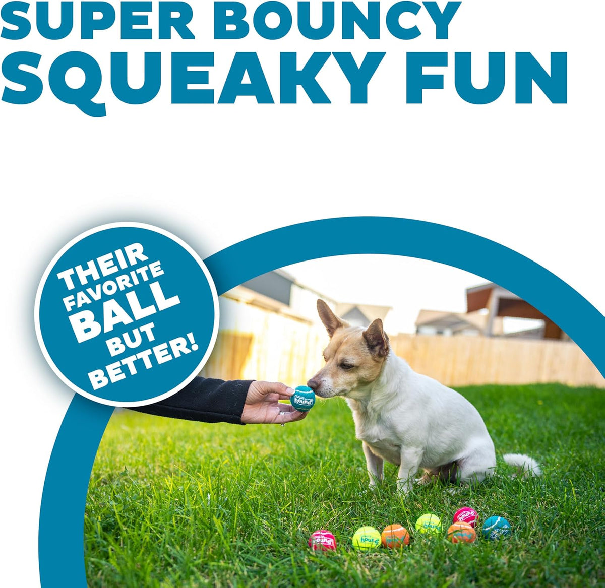 Outward Hound Squeaker Ballz Tennis Ball Dog Toy, 2.5", 4‑Pack - Multi Squeaker Balls / X-Small / 8-Pack - image 3