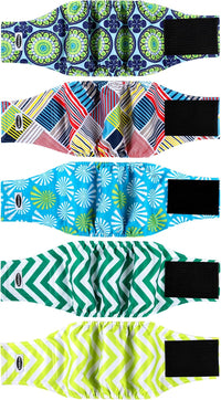 Tuiskusa Male Dog Diapers - Stripes / Large