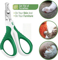 Mr. Pen Cat Nail Trimmer - Green & White, Cat & Kitten Nail Clipper, Pet Claw Trimmer for Small Dogs