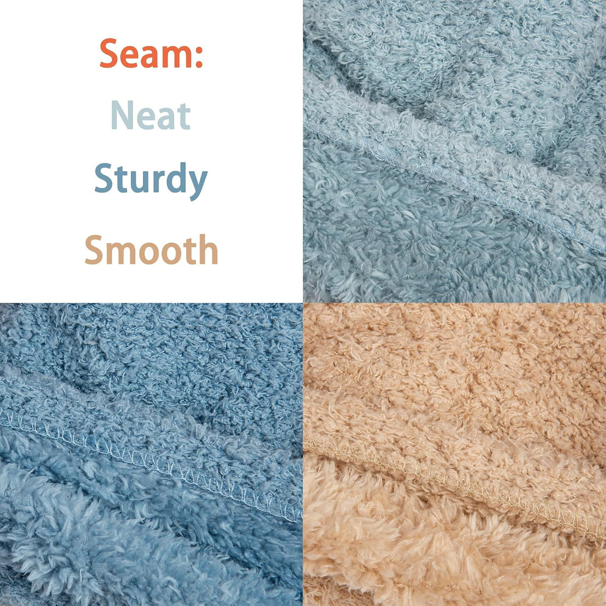 Dog Sweater, Dog Clothes for Medium Dogs Male or Boy - Light blue+Blue+Khaki / Small - image 3