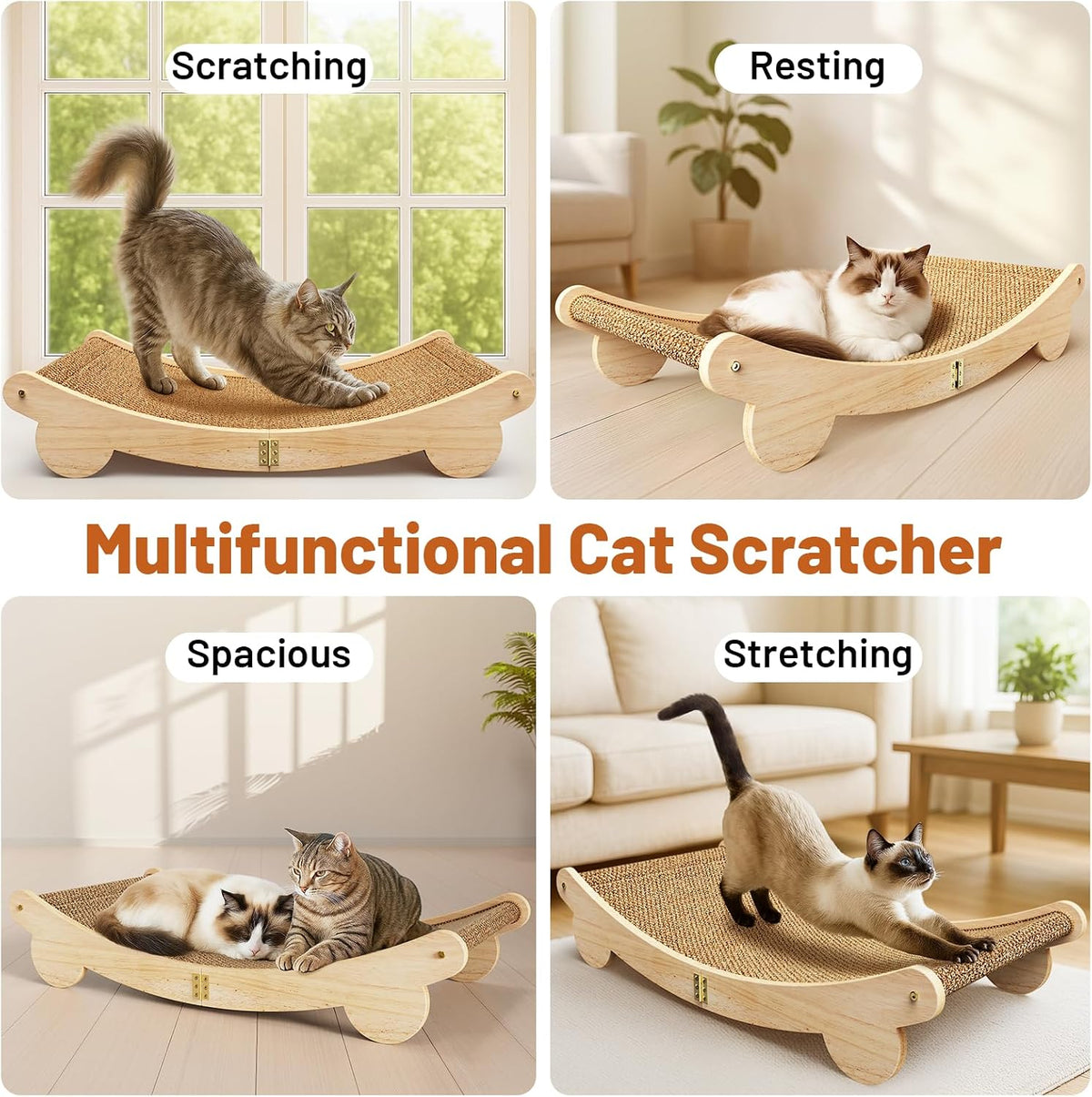 Extra Large 31.5" Cat Scratcher Bed - 31.5" Extra Large Cat Scratcher Bed - image 3