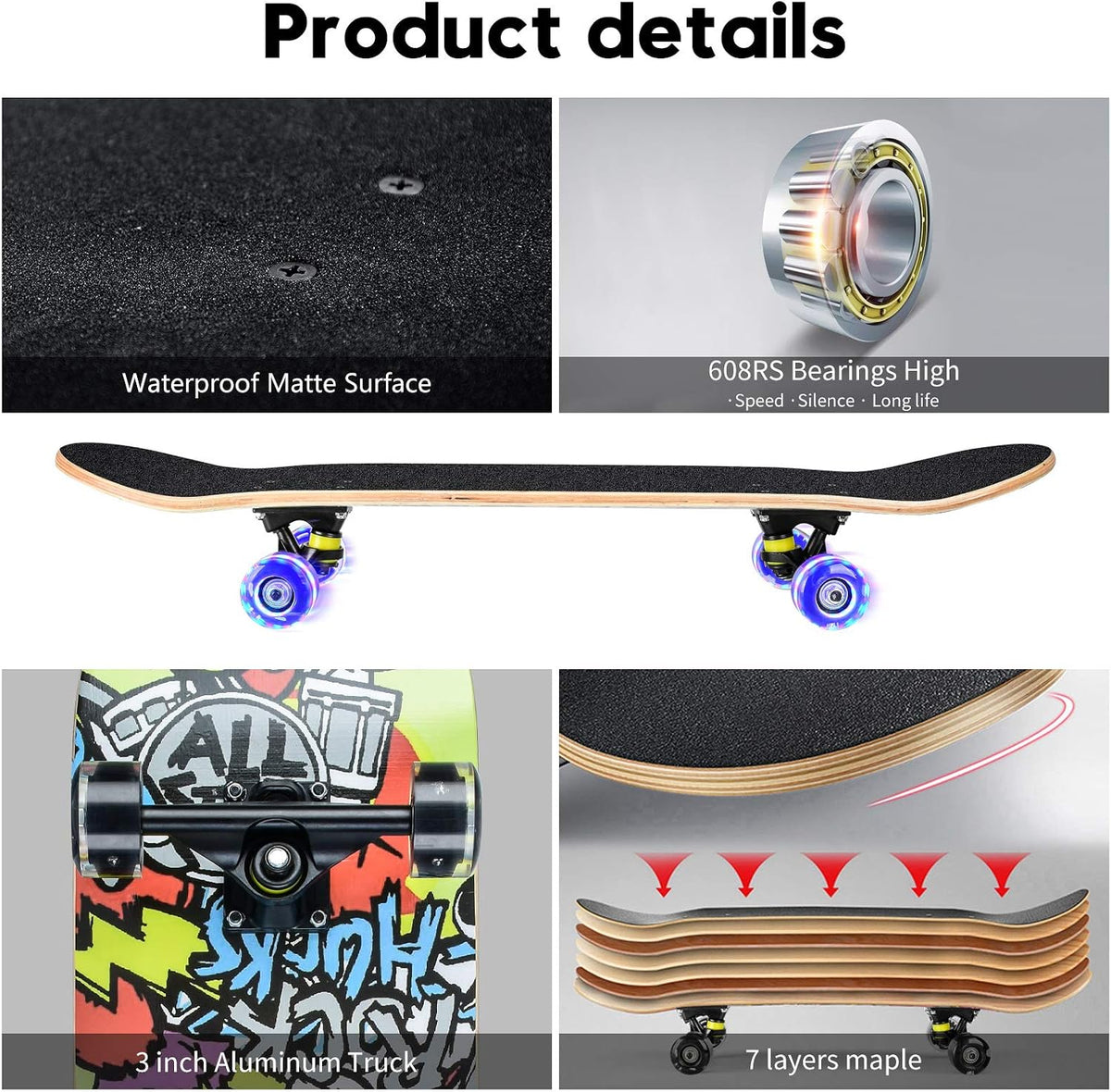 Skateboards for Beginners - All-star - image 4