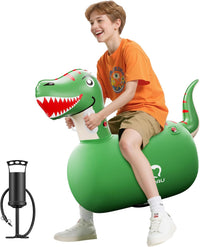 QPAU Inflatable Dinosaur Bouncy Hopper Toy - Dinosaur / 1 Pack