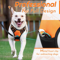 Eagloo Dog Harness for Large Dogs - Medium / Orange - image 3