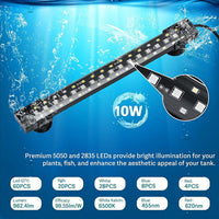 hygger 24/7 Mode Submersible Aquarium LED Light - 15.9in 10W - image 4
