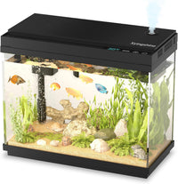 2.5 Gal Fish Tank Starter Kit, Smart Self-Cleaning Desk Aquarium – Essentials for Fish
