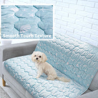 NWK Dog Cooling Blanket Q-Max>0.345 for Summer – Essentials for Dogs - Ocean Blue / L (40''x 60'') - image 3