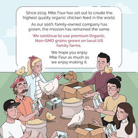 Organic Chicken Feed – Layer Whole Grain, Non-GMO, USA Grown, 16% Protein, Corn-Free, Soy-Free, Non-Medicated Feed for Chickens, 2 lb Sample