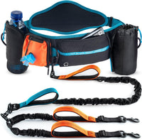 Active Pack Hands Free 2 Dogs Leash Medium & Large - Active Premium Orange Pack / 2 dogs M/L