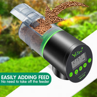 Automatic Fish Feeder Rechargeable with USB Cable Moisture-Proof - Rechargeable EVS - image 3