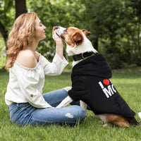 Dog Basic Hoodie Soft Dog Clothes Cold Weather Sweaters for Medium - I Love My MOM / L (Back: 20.47",Chest: 28.35",20-35lbs) - image 3