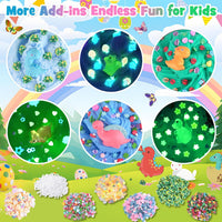 6 Pack Halloween Slime Kit, Cloud Butter Slime for Girls Boys – Fun for Kids & Family - Dinosaur - image 4