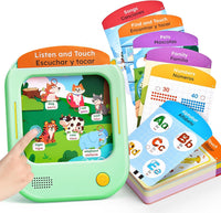 JoyCat Kids Learning Tablet - Green:English&Spanish-Early Learning