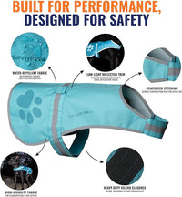 Dog Reflective Vest – Hi-Vis Fluorescent Visibility That Helps to Safeguard Your Pet On/Off Leash in Urban & Rural Areas (Teal, X-Small)