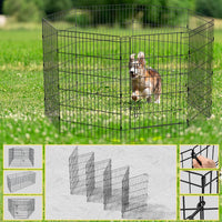 Puppy Pet Playpen 8 Panel 24 Inch Indoor Outdoor Metal Portable - 36"H x 24"W, 8 Panels - image 3
