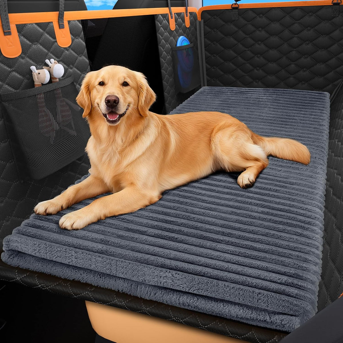 FURTIME Backseat Pet Bed Mat - Grey